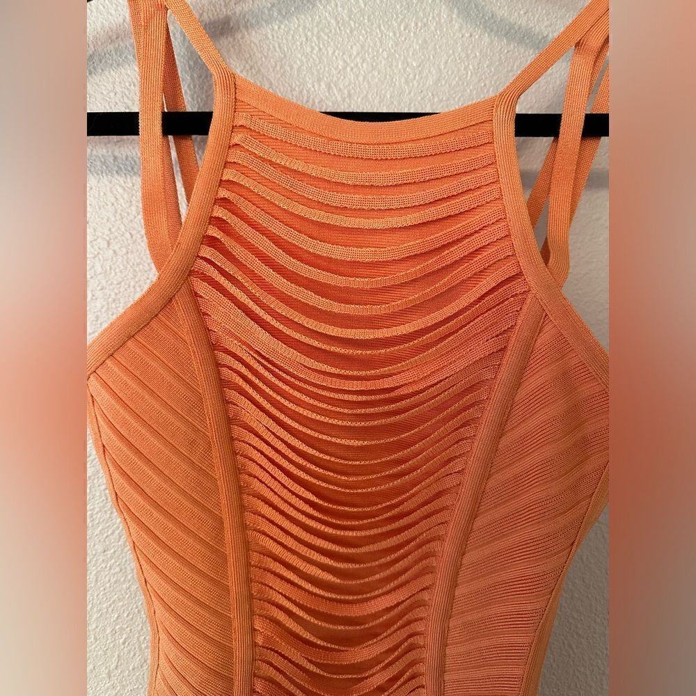 Stretta Rosie Bandage-Seam Dress, Marigold - Picture 7 of 12